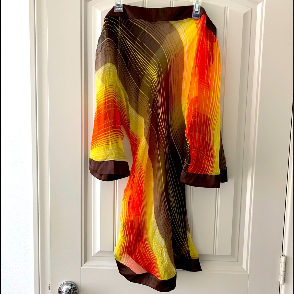 Bebe sheer blouse/cover up